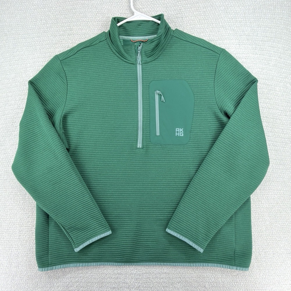 Alaskan Hardgear Blackburn 1/4 Zip Pullover Mens XL Green Duluth Fleece AKHG